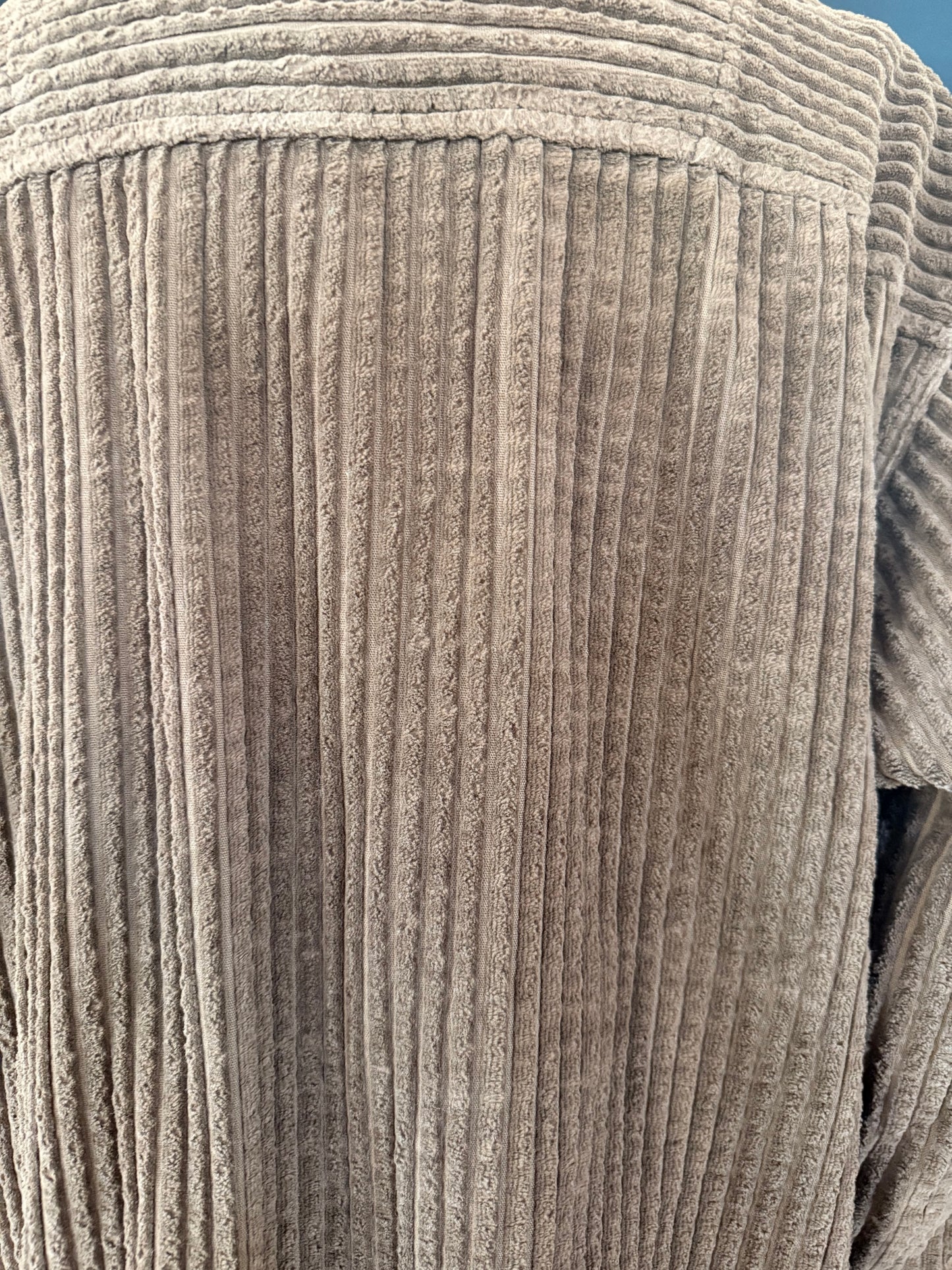 Brown Corduroy Zip Up Jacket
