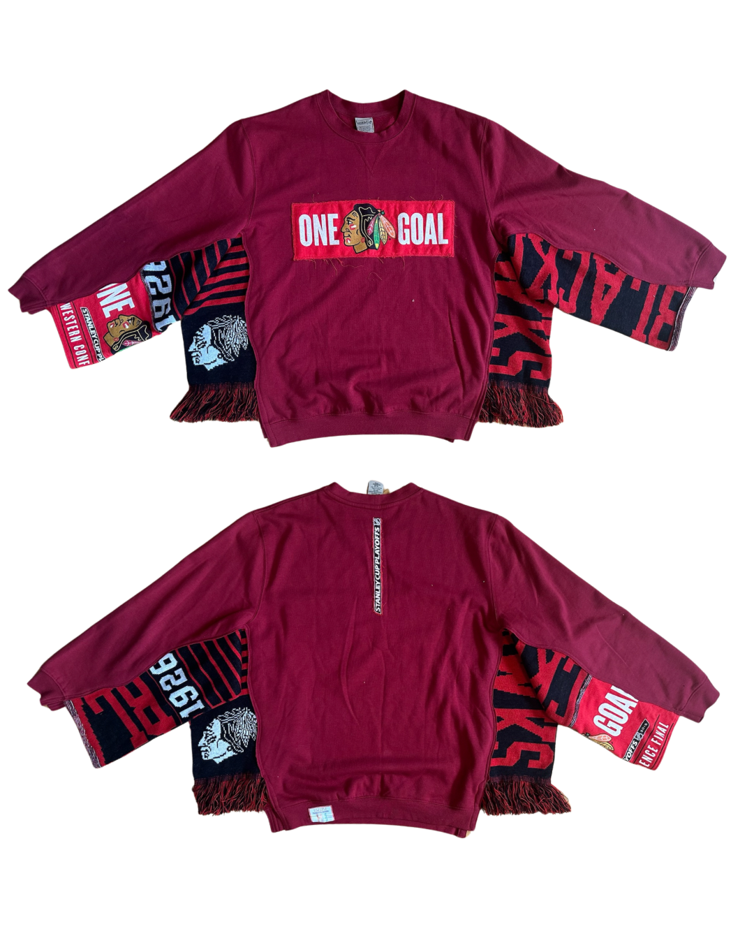 Reclaimed The Frosty Blackhawks Crewneck