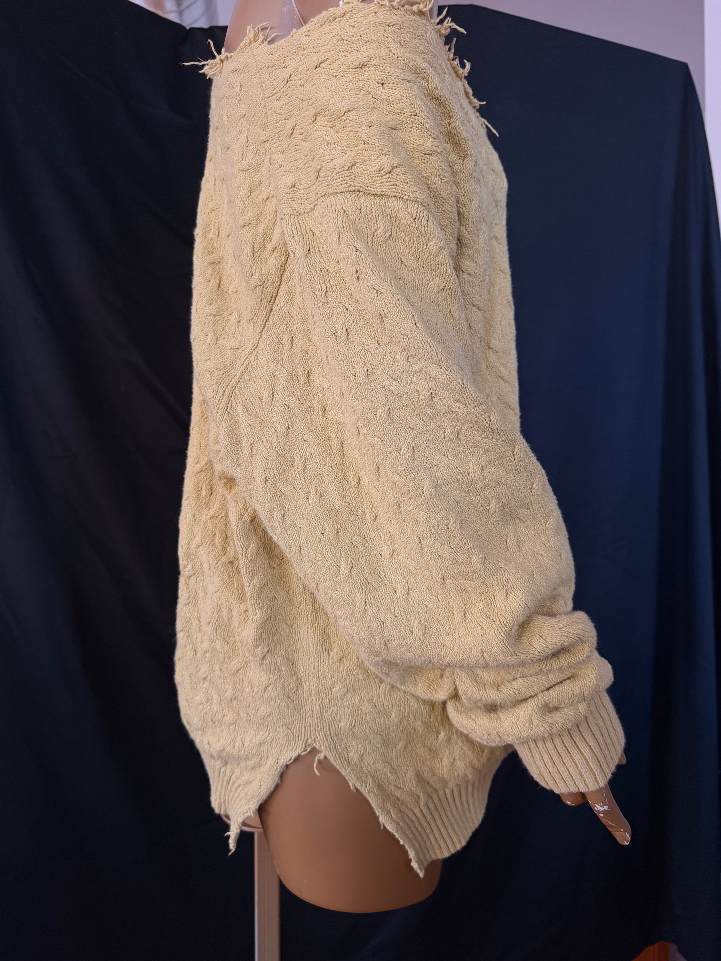 Green Off The Shoulder Sweater
