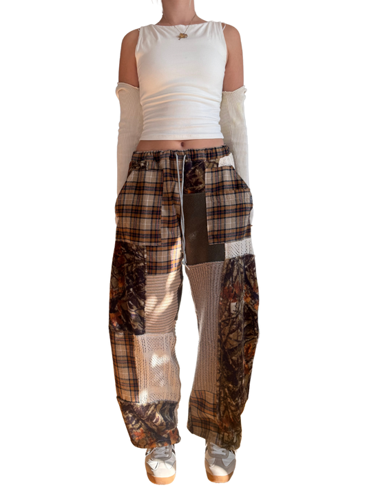Reclaimed Camo Barrel Pants