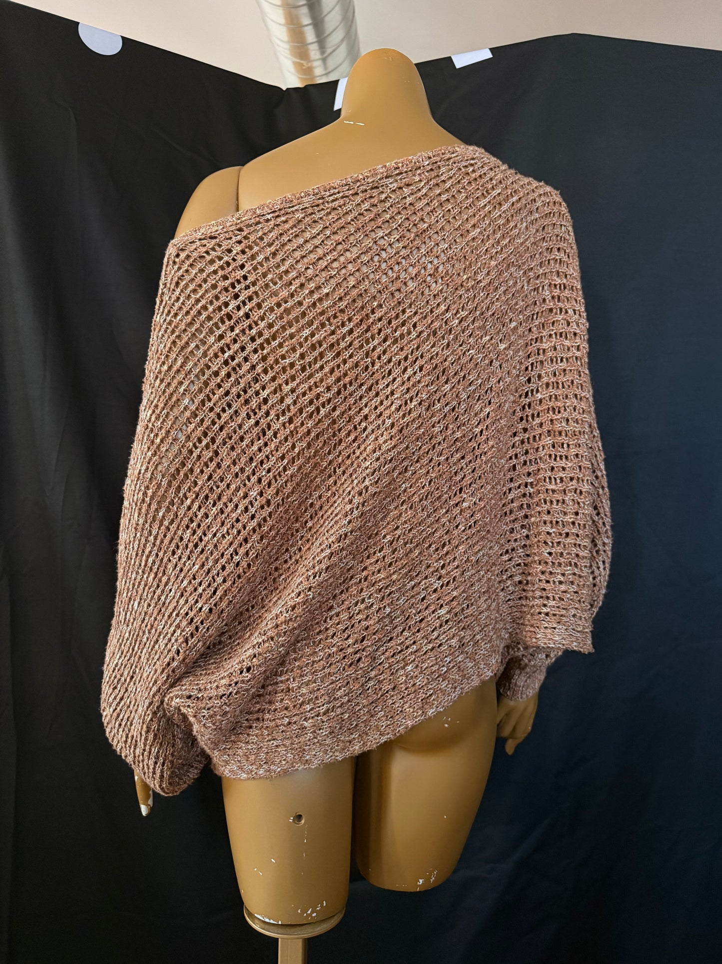 Free People Brown Crochet Top