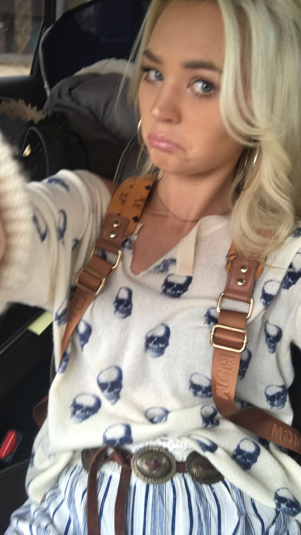 Skull Cashmere Top