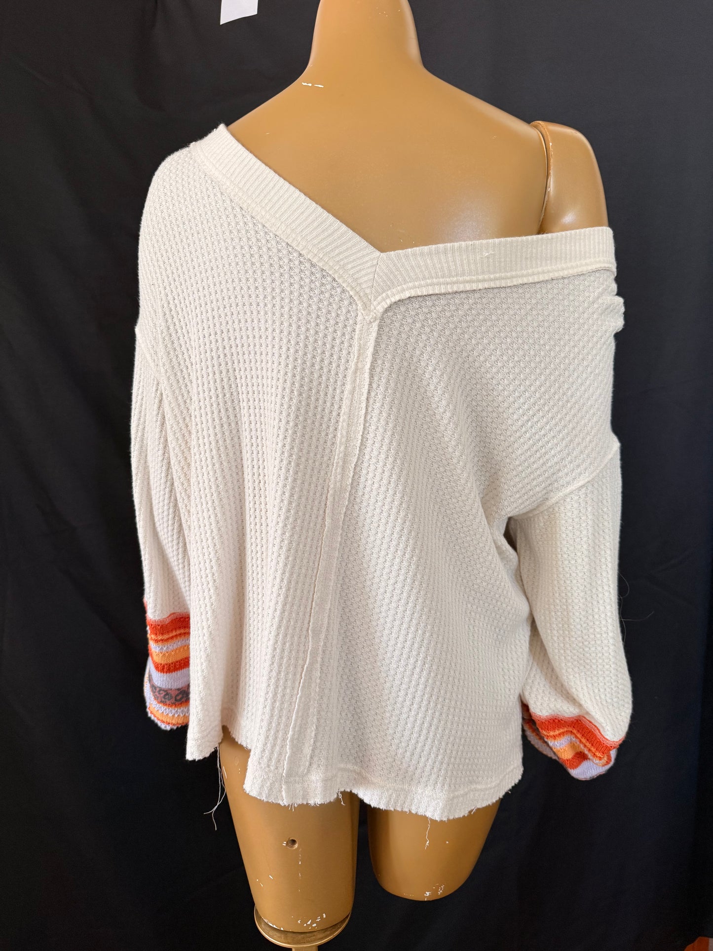 Free People Long Sleeve Comfy Top