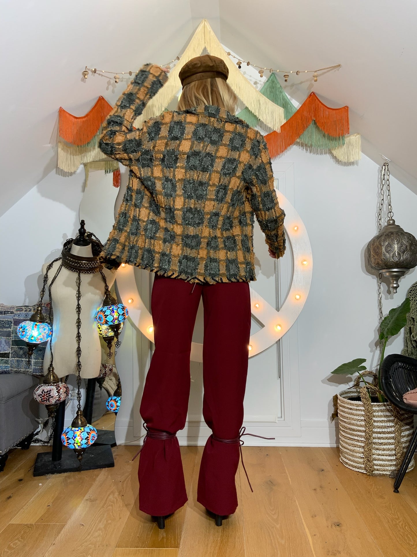 Checkered Blazer