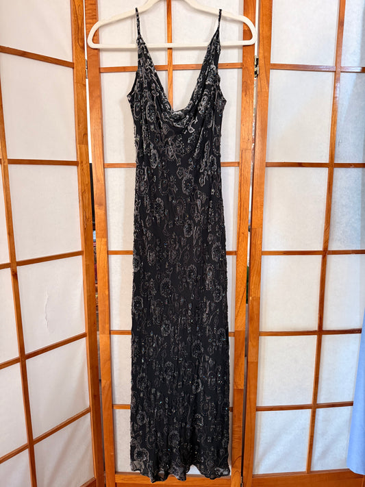 Black Beaded Dress