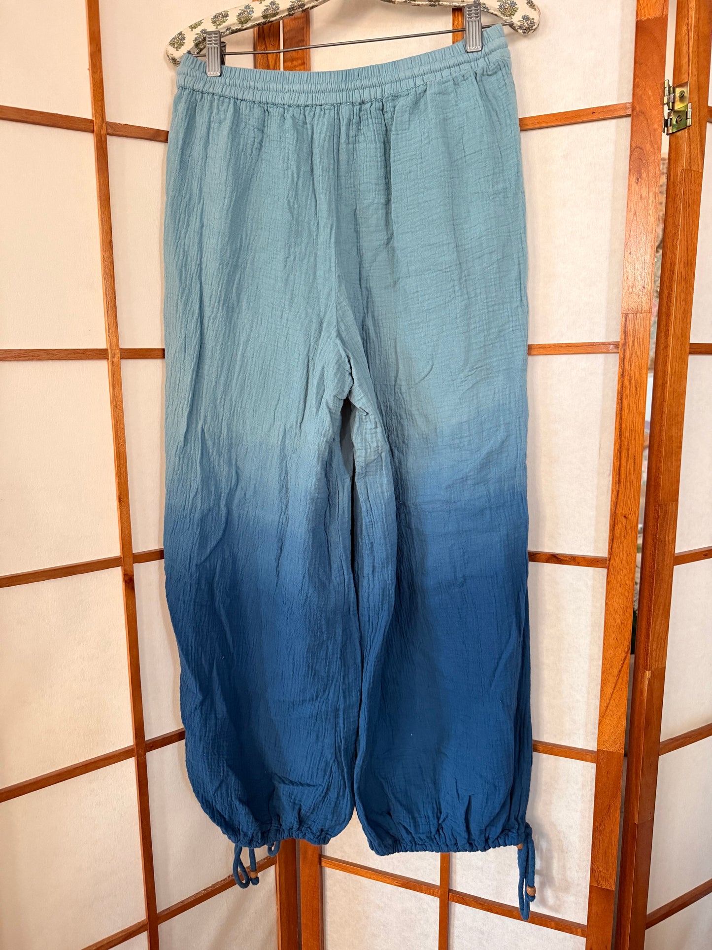 Blue Ombré Hippie Pants