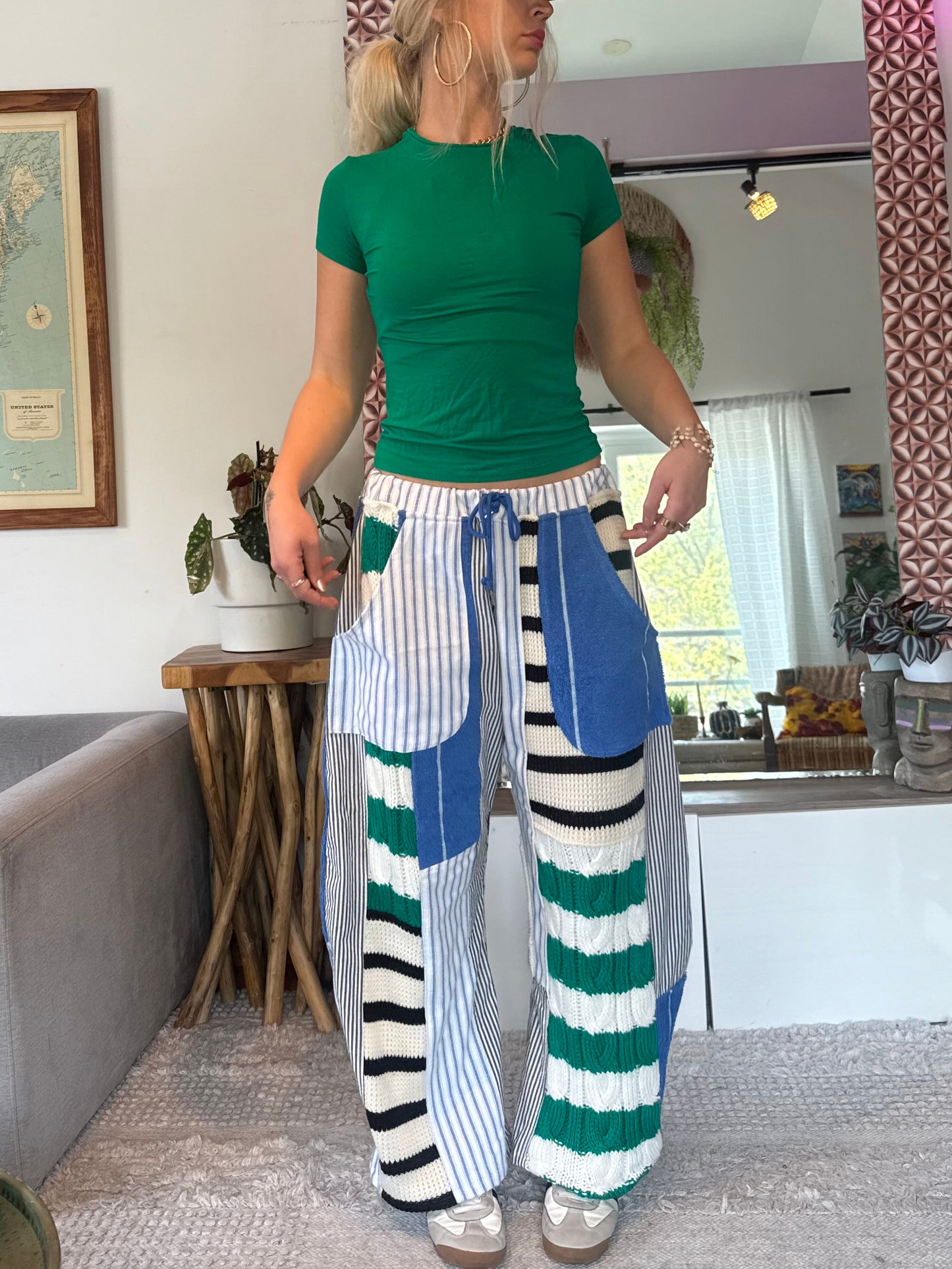 Reclaimed Let’s Kick Back Barrel Pant