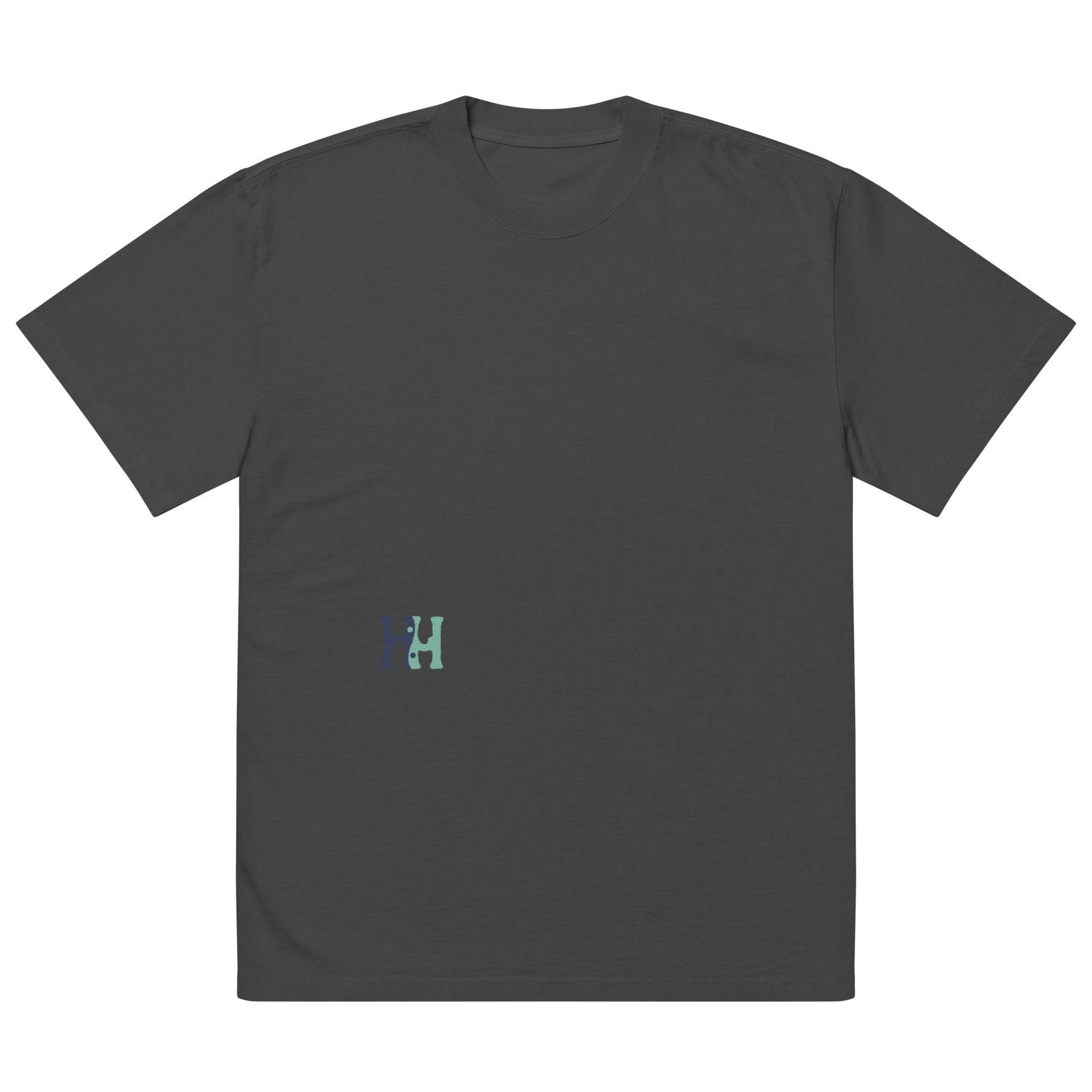 HH Logo Oversized faded t-shirt - Hippie Hued