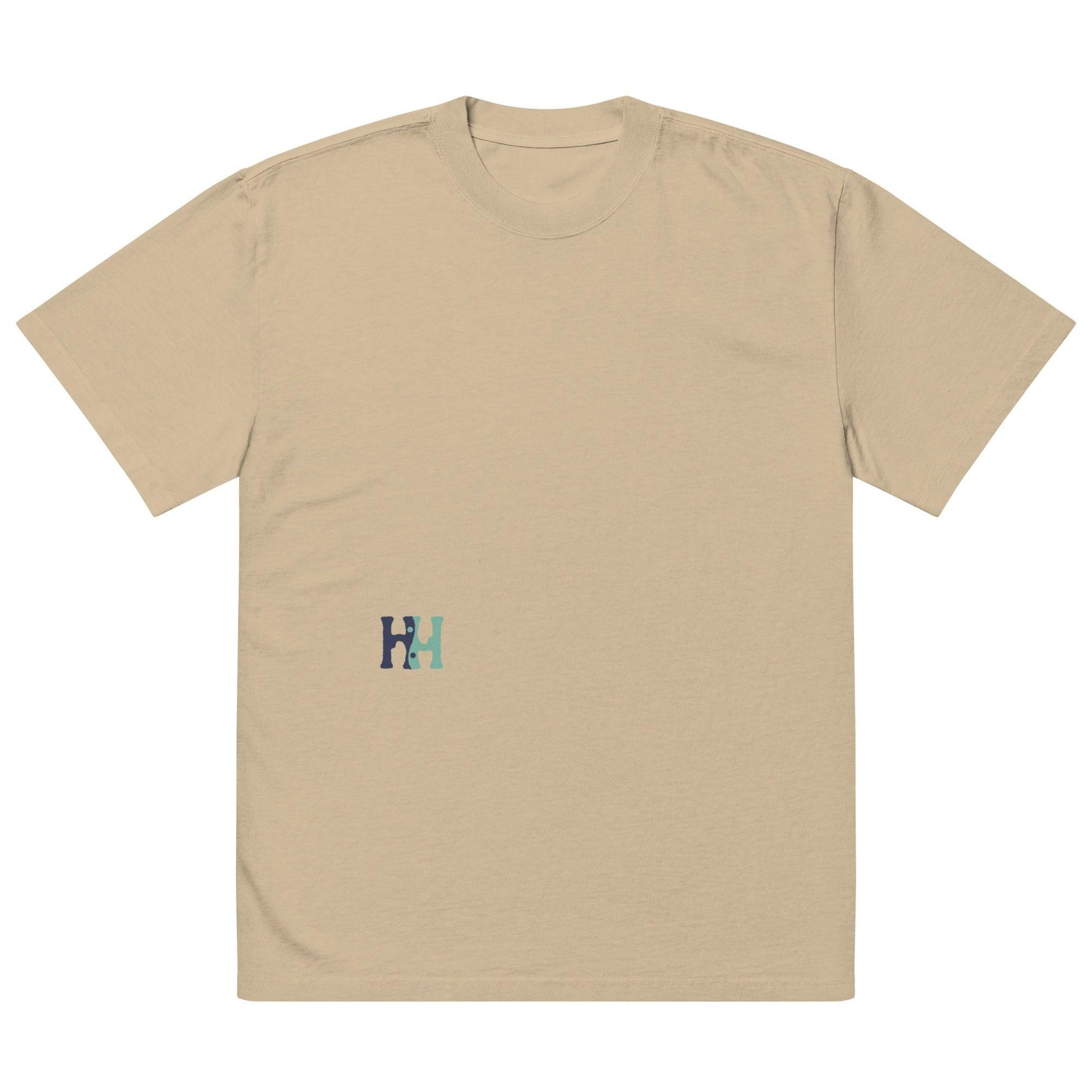 HH Logo Oversized faded t-shirt - Hippie Hued