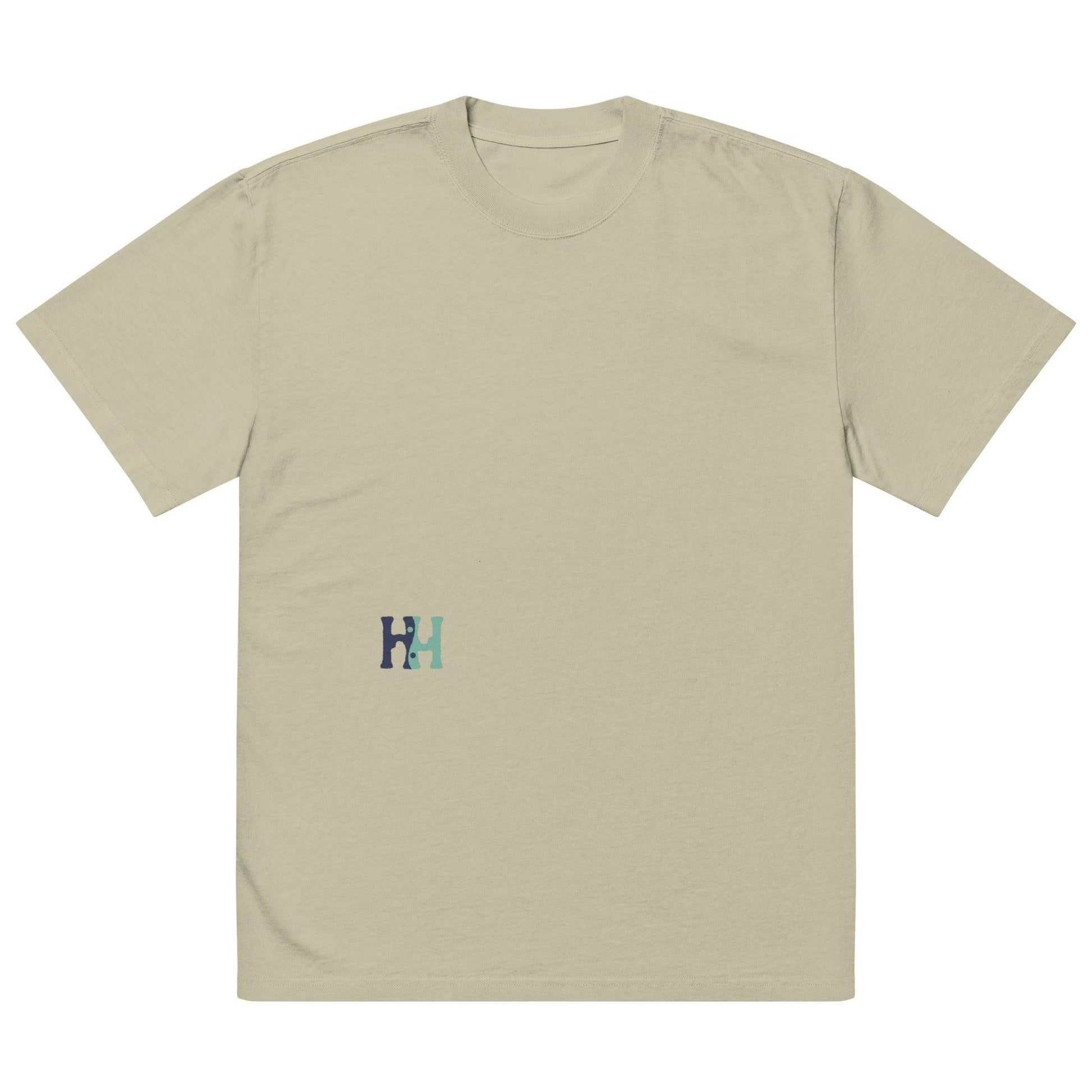 HH Logo Oversized faded t-shirt - Hippie Hued