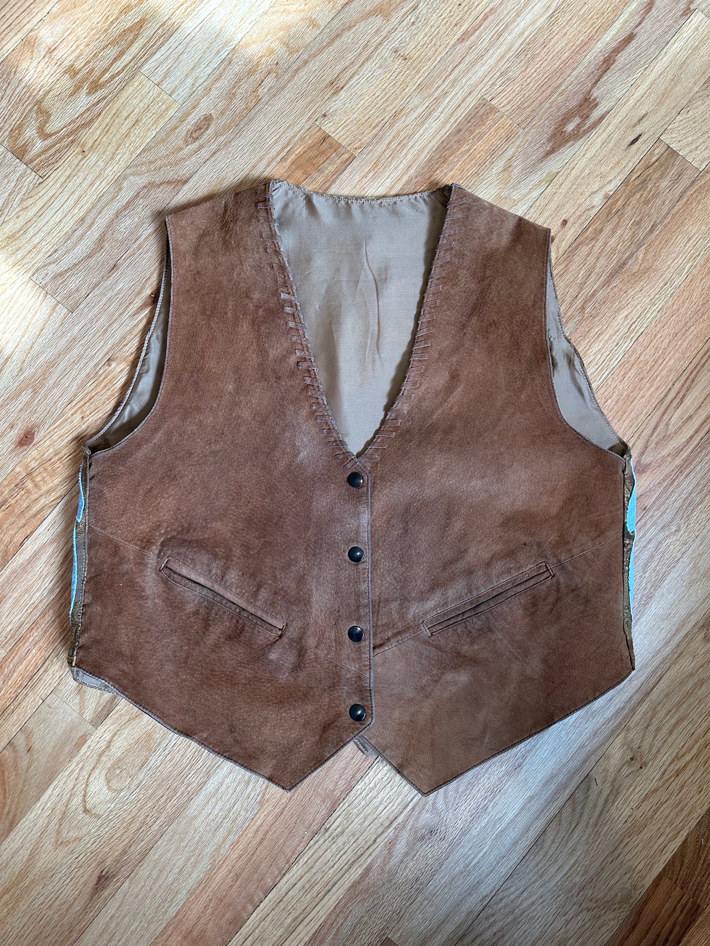 Reclaimed Lil Low Rider Leather Vest