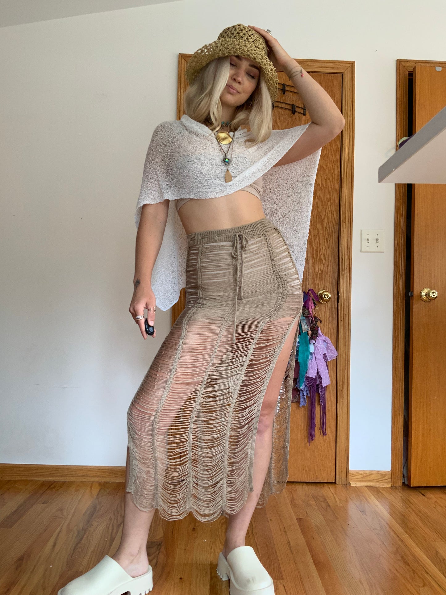 The Jaw Dropper Crochet Skirt
