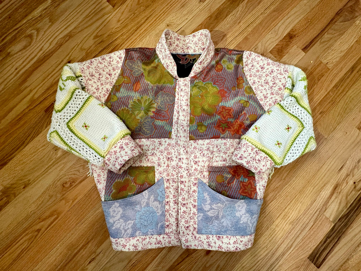 Reclaimed Macaroons at Noon Quilted Bomber