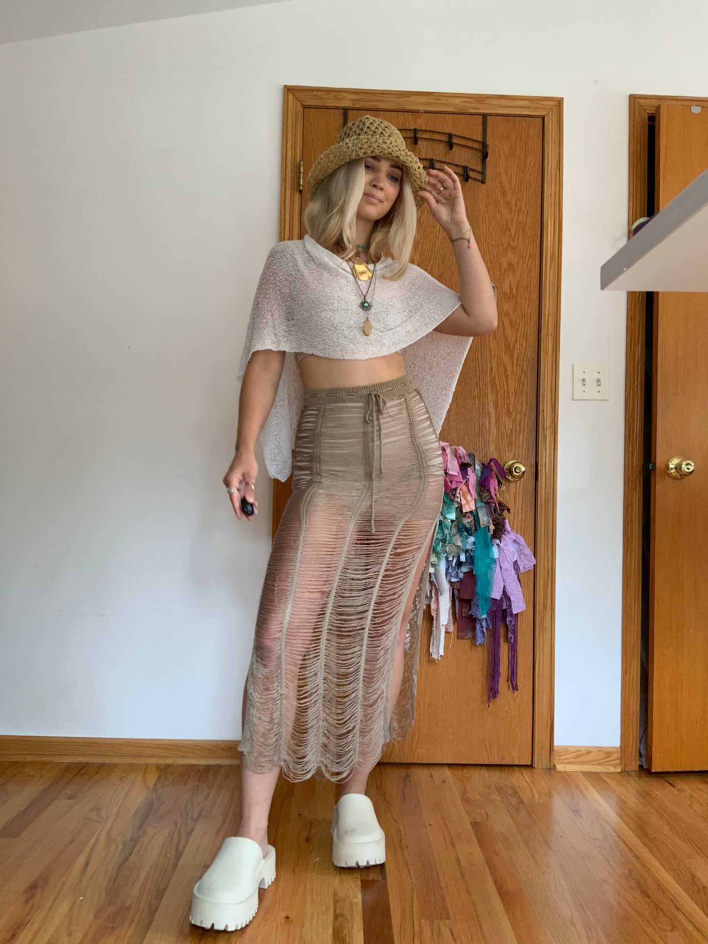 The Jaw Dropper Crochet Skirt