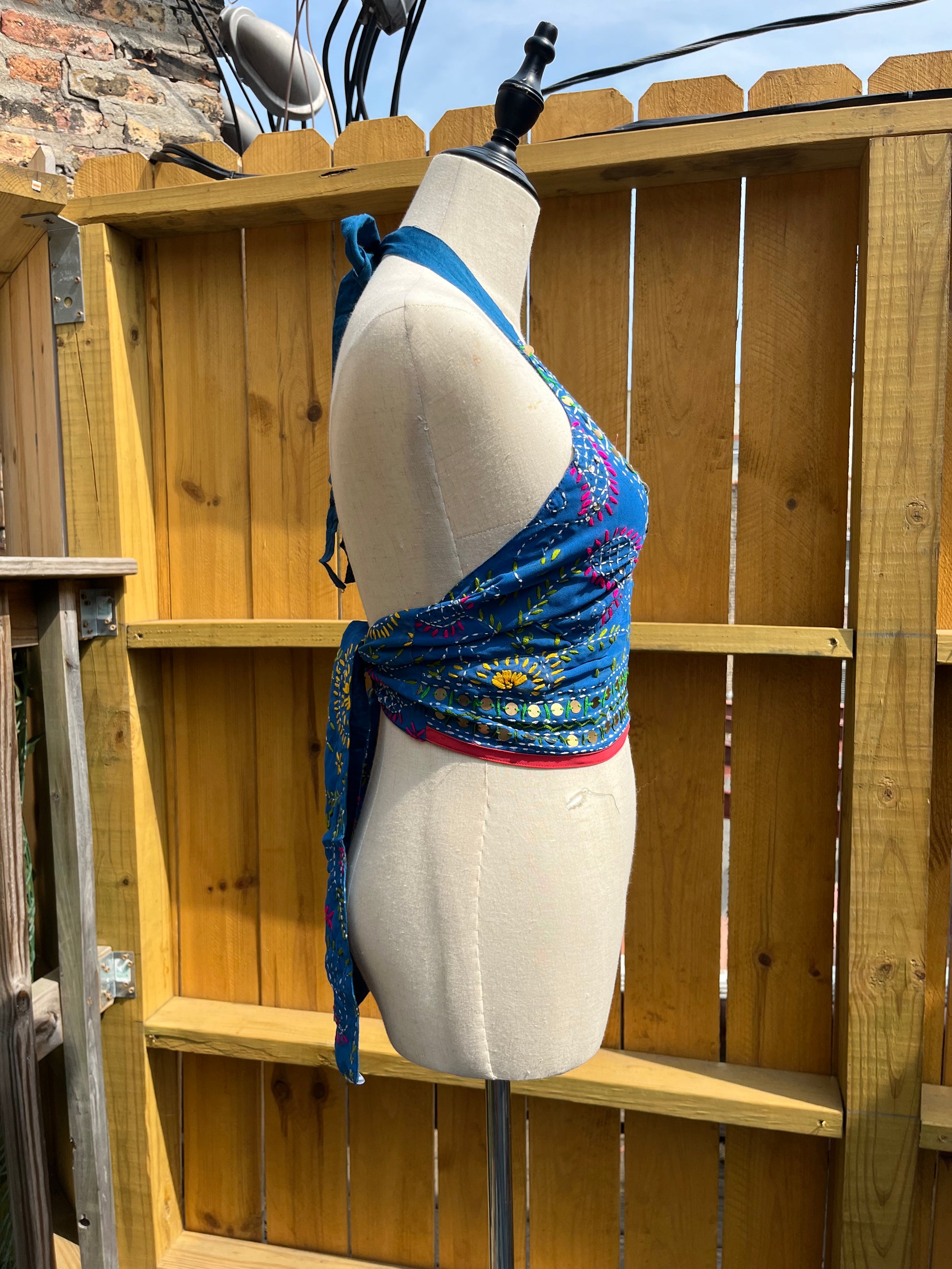 The Girl in the Mirror Halter Top - Hippie Hued