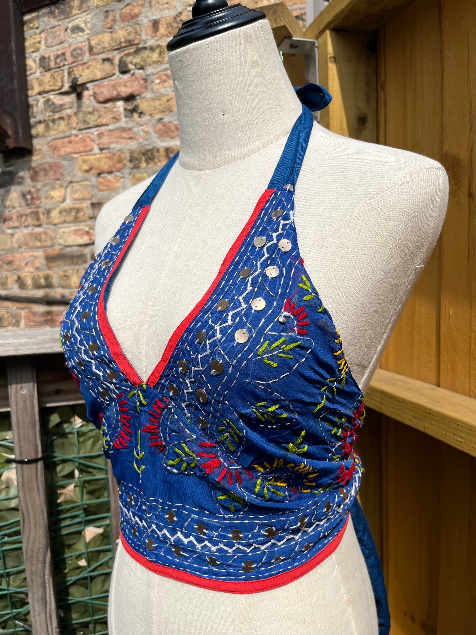 The Girl in the Mirror Halter Top - Hippie Hued