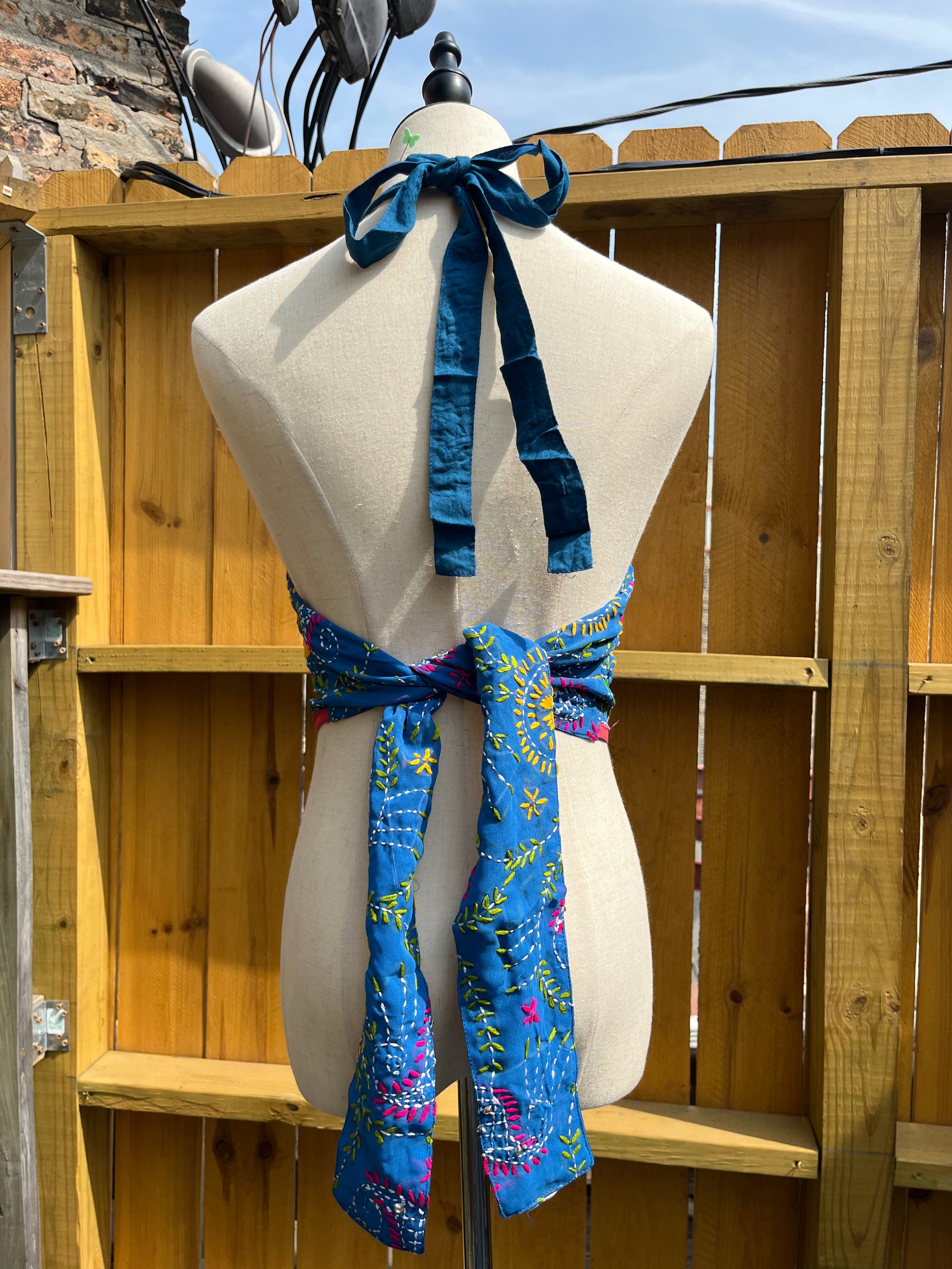 The Girl in the Mirror Halter Top - Hippie Hued