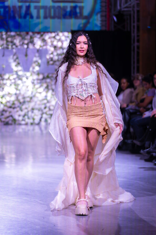 The Karina Reclaimed Skirt - Hippie Hued