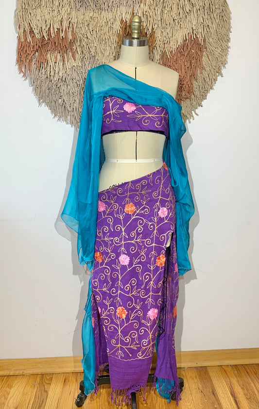Reclaimed Lazy in Lilac Skirt
