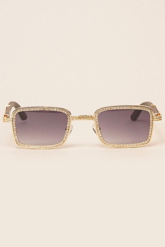 Rhinestone Festival Sunnies - Hippie Hued