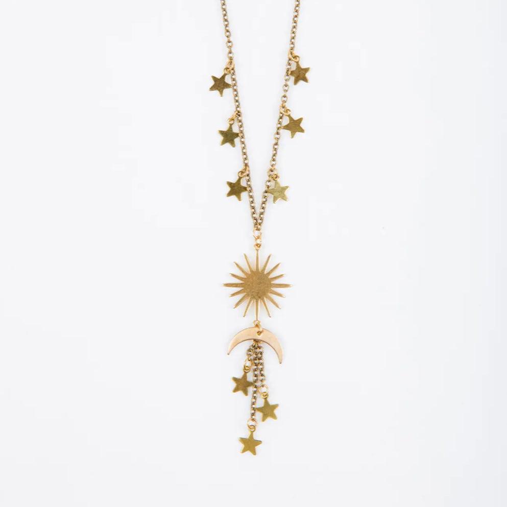 Sun and Moon Necklace - Hippie Hued
