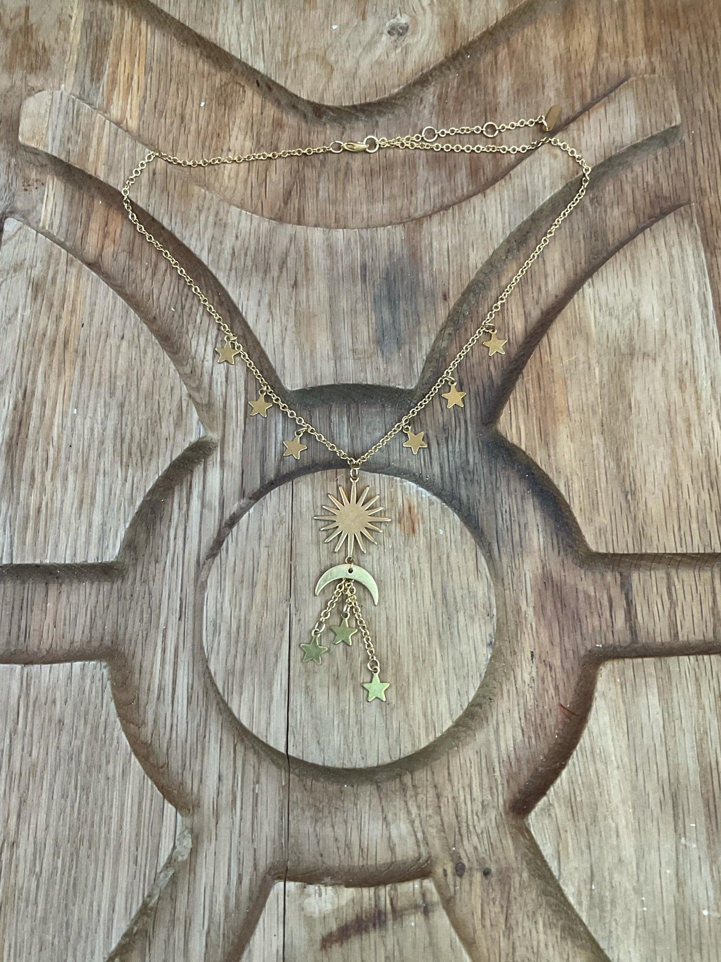 Sun and Moon Necklace - Hippie Hued