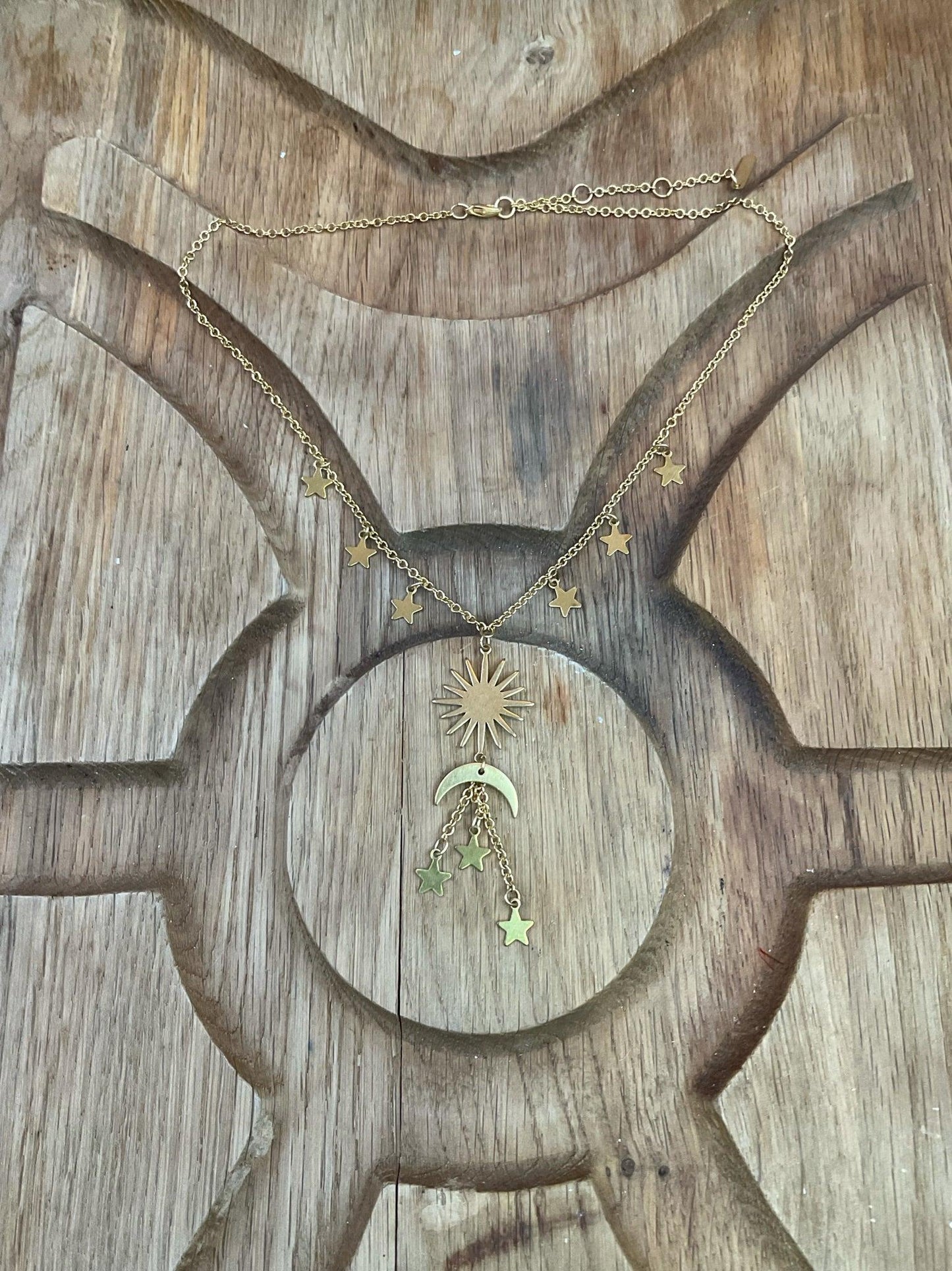 Sun and Moon Necklace - Hippie Hued