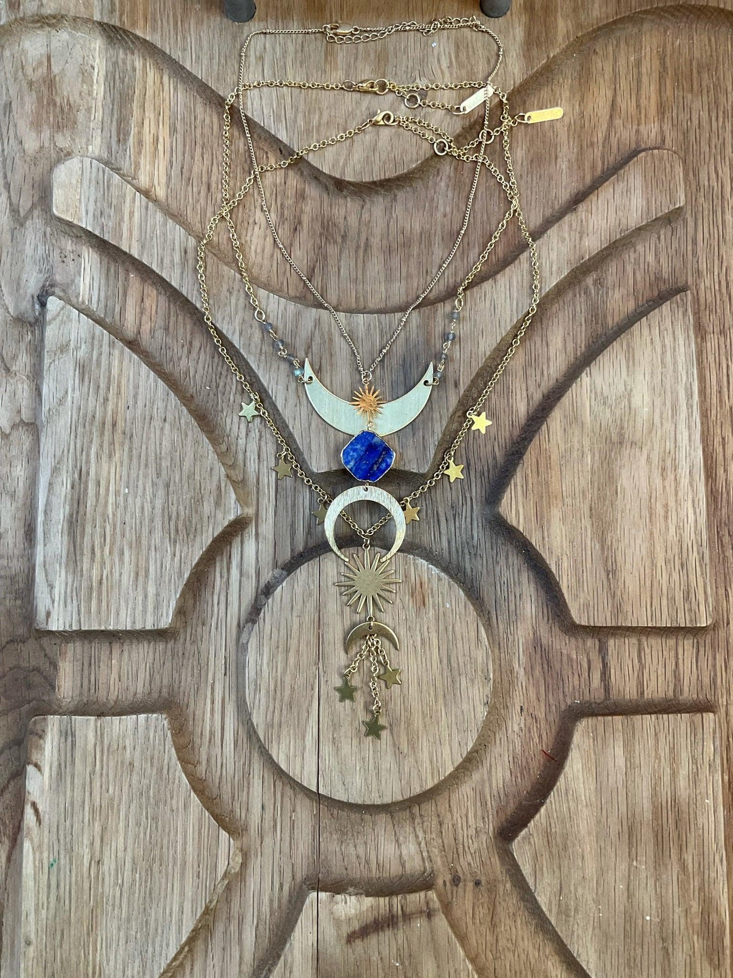 Sun and Moon Necklace - Hippie Hued