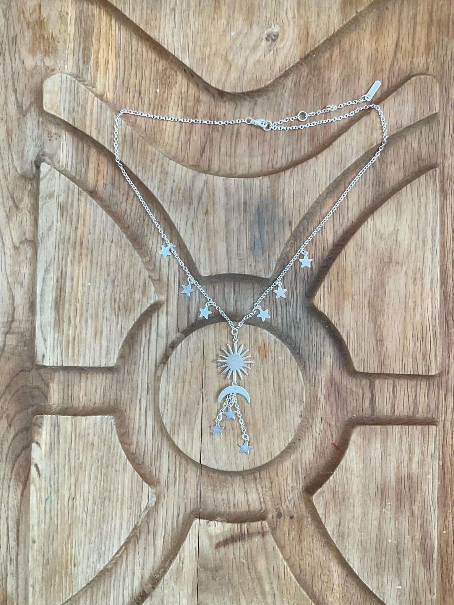 Sun and Moon Necklace - Hippie Hued