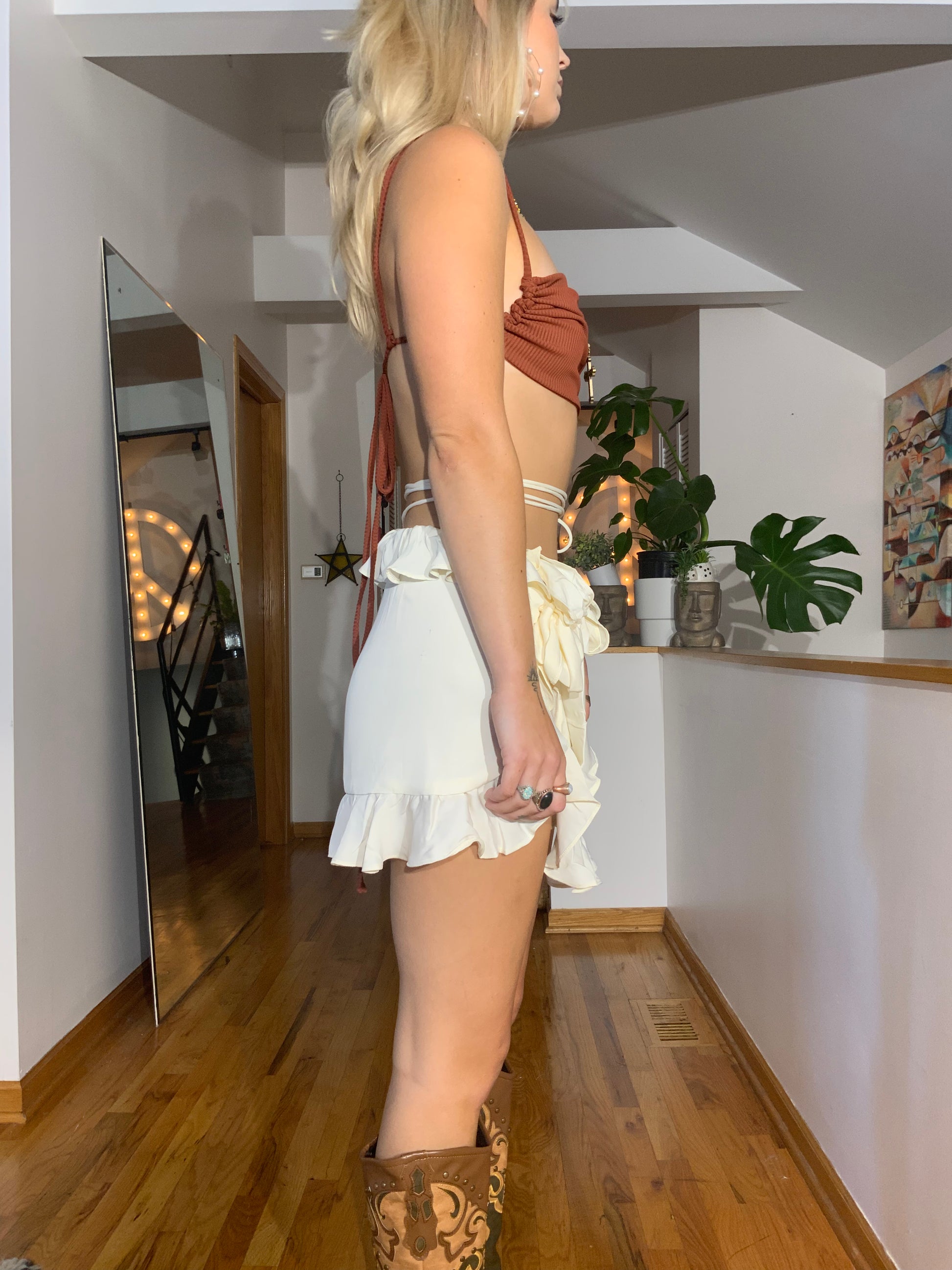 You’re a Sweet Pea Wrap Skirt - Hippie Hued