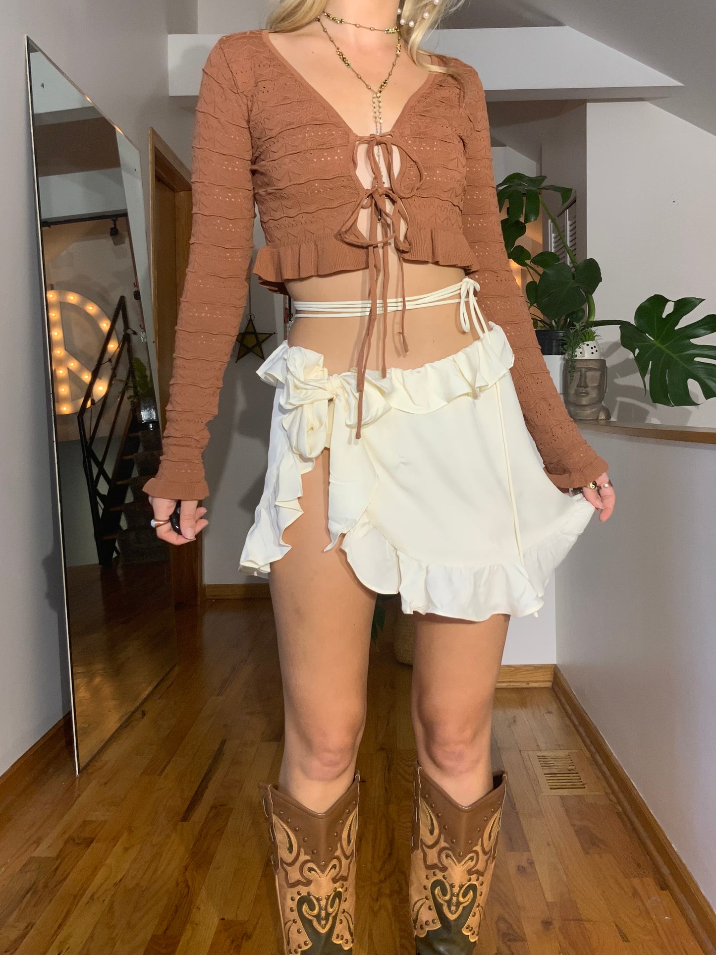 You’re a Sweet Pea Wrap Skirt - Hippie Hued
