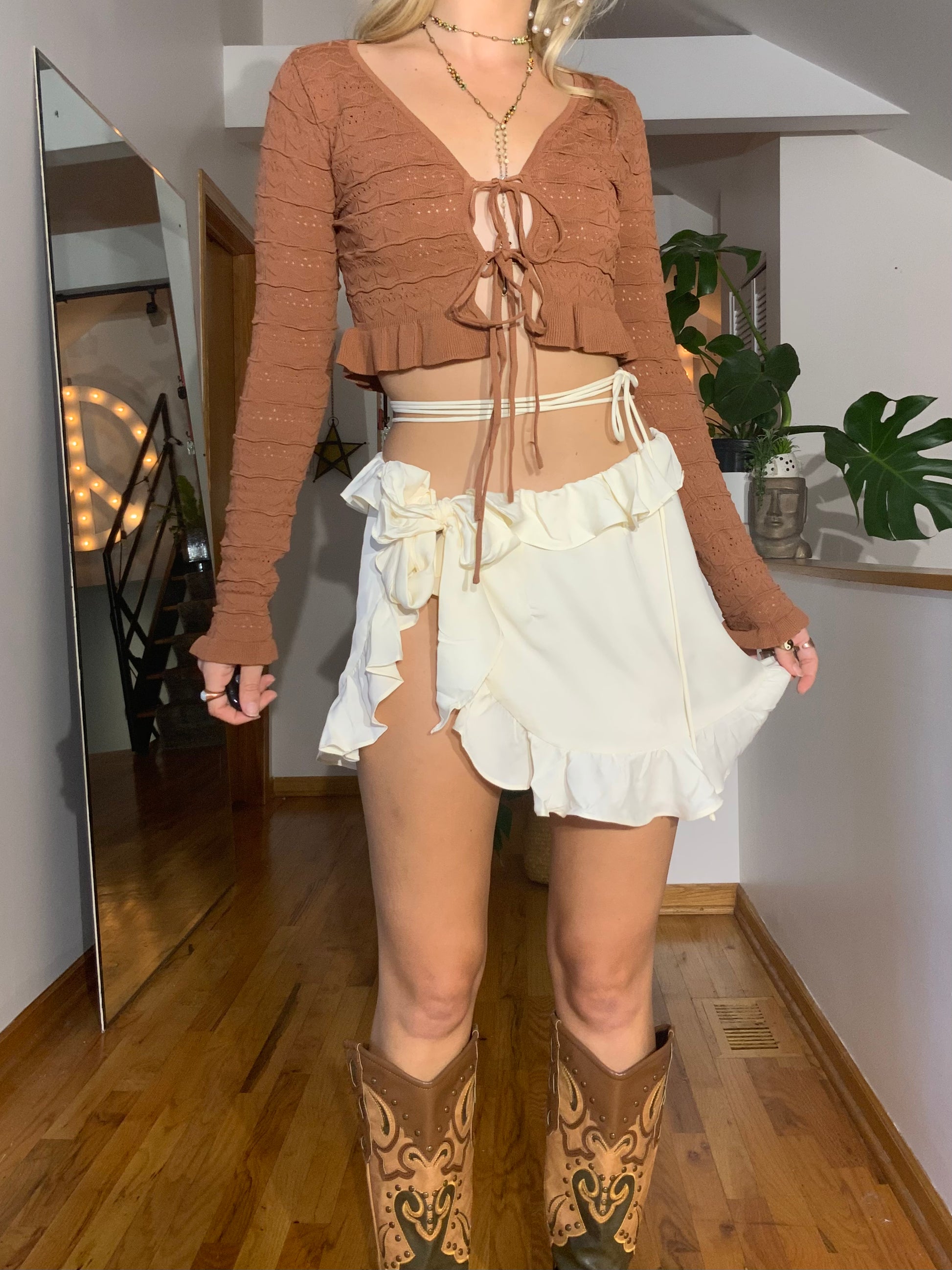 You’re a Sweet Pea Wrap Skirt - Hippie Hued